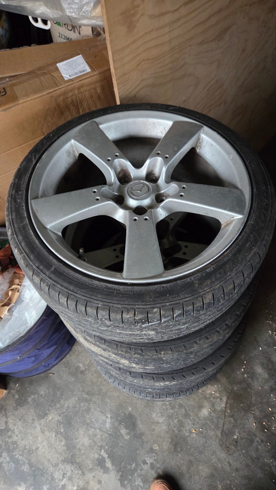 Mazda rx8 velgen, 18 inch, Gebruikt, Velg(en), Ophalen of Verzenden