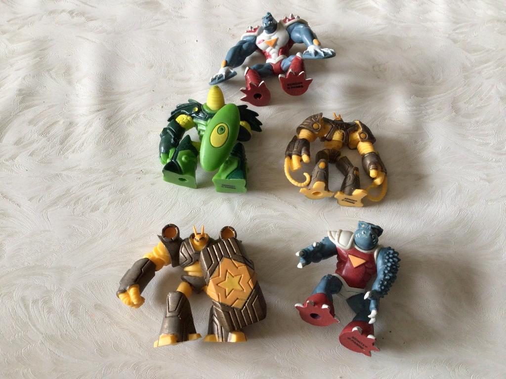 5 Xenox warriors panini 1980 en andere actie figuren, Verzamelen, Poppetjes en Figuurtjes, Ophalen of Verzenden