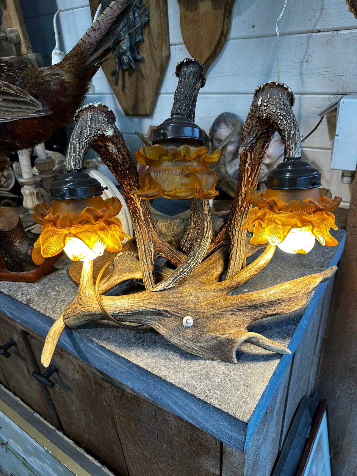 Gewei lamp, Enlèvement