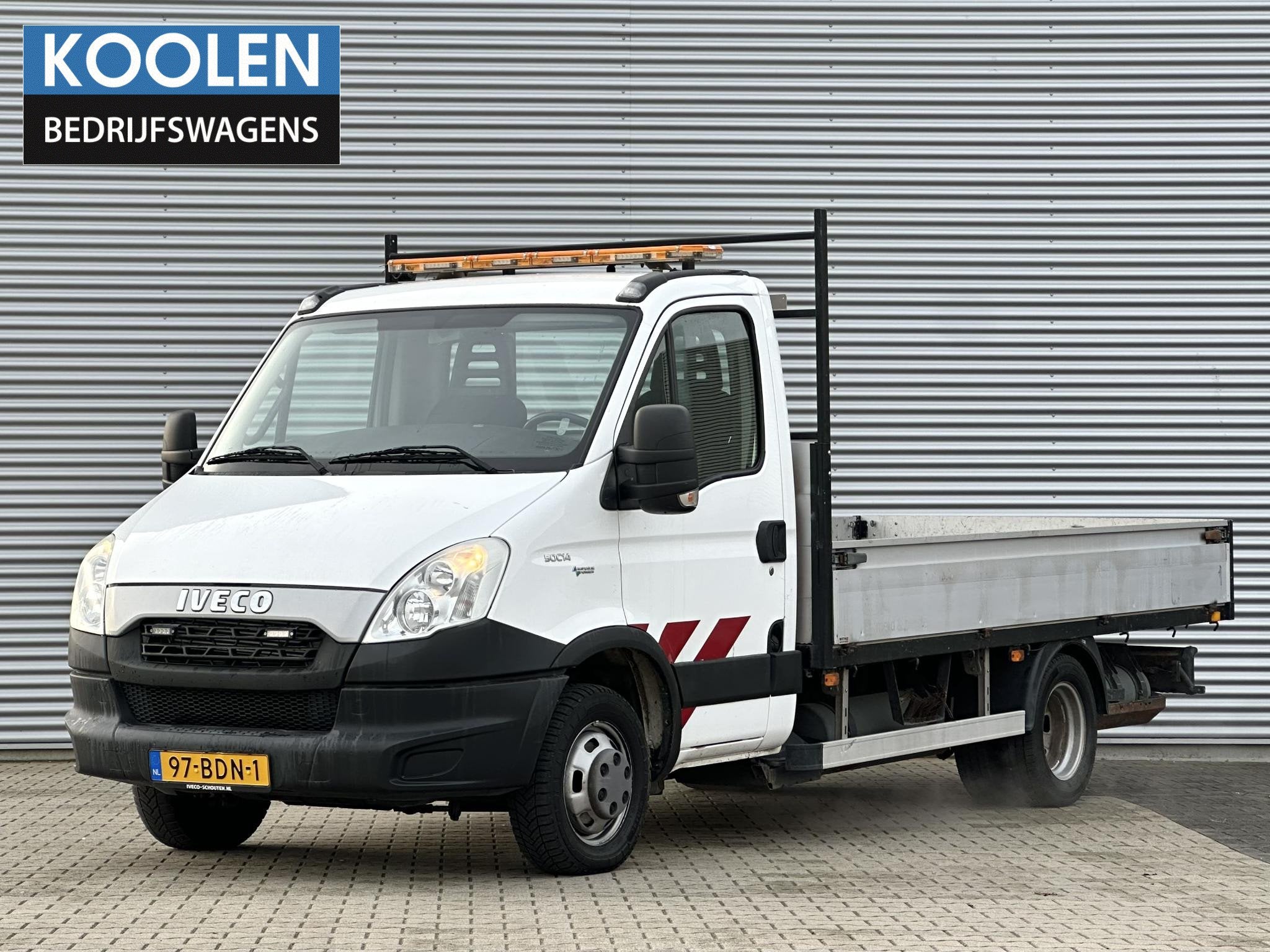 Iveco Daily 50C14G 375 CNG Openlaadbak Pritsche clima, Auto's, Bestelwagens en Lichte vracht, 100 kW, Euro 5, 4 cilinders, 136 pk
