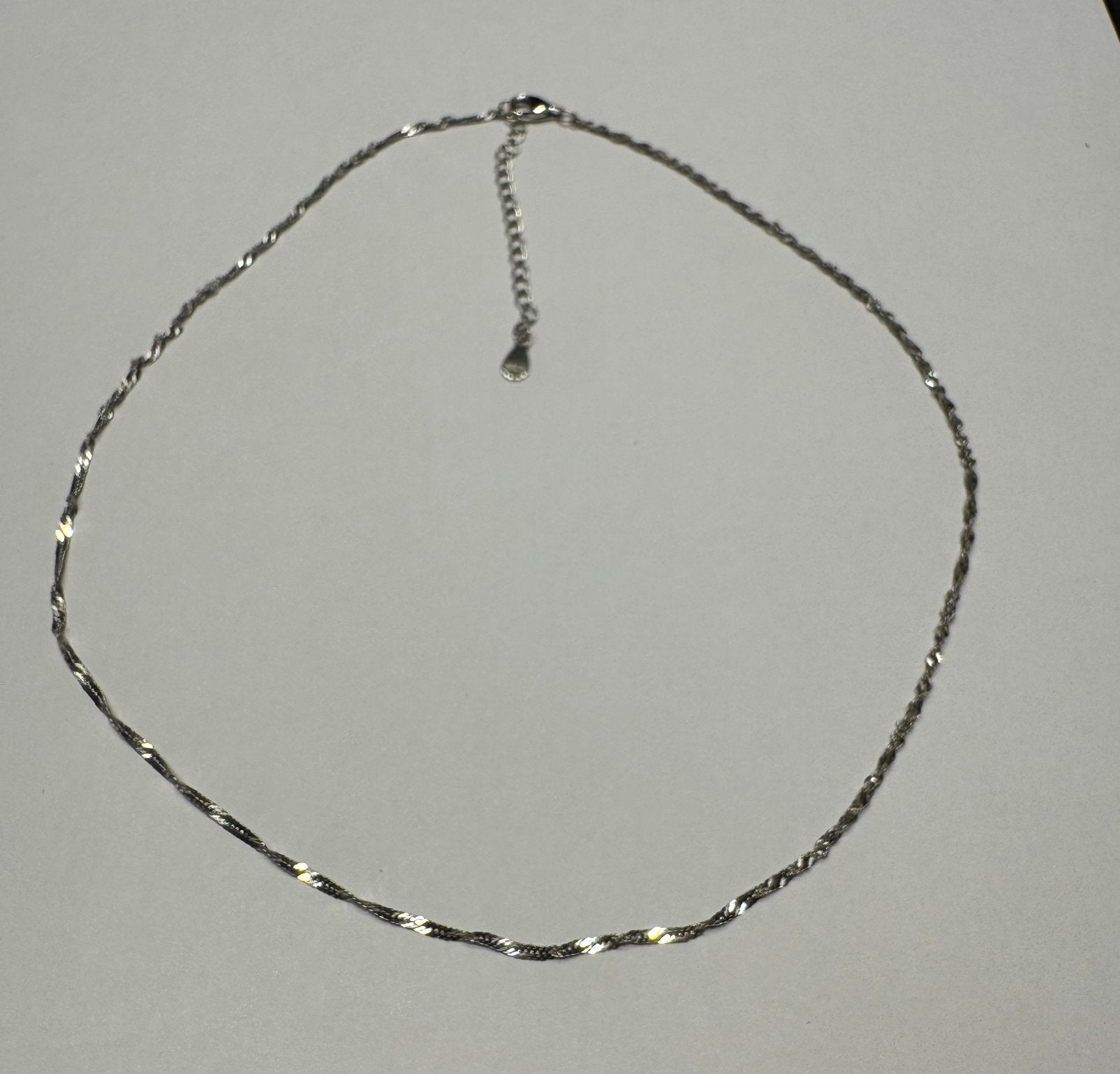 Zilveren ketting (verkocht), Ophalen of Verzenden, Zo goed als nieuw