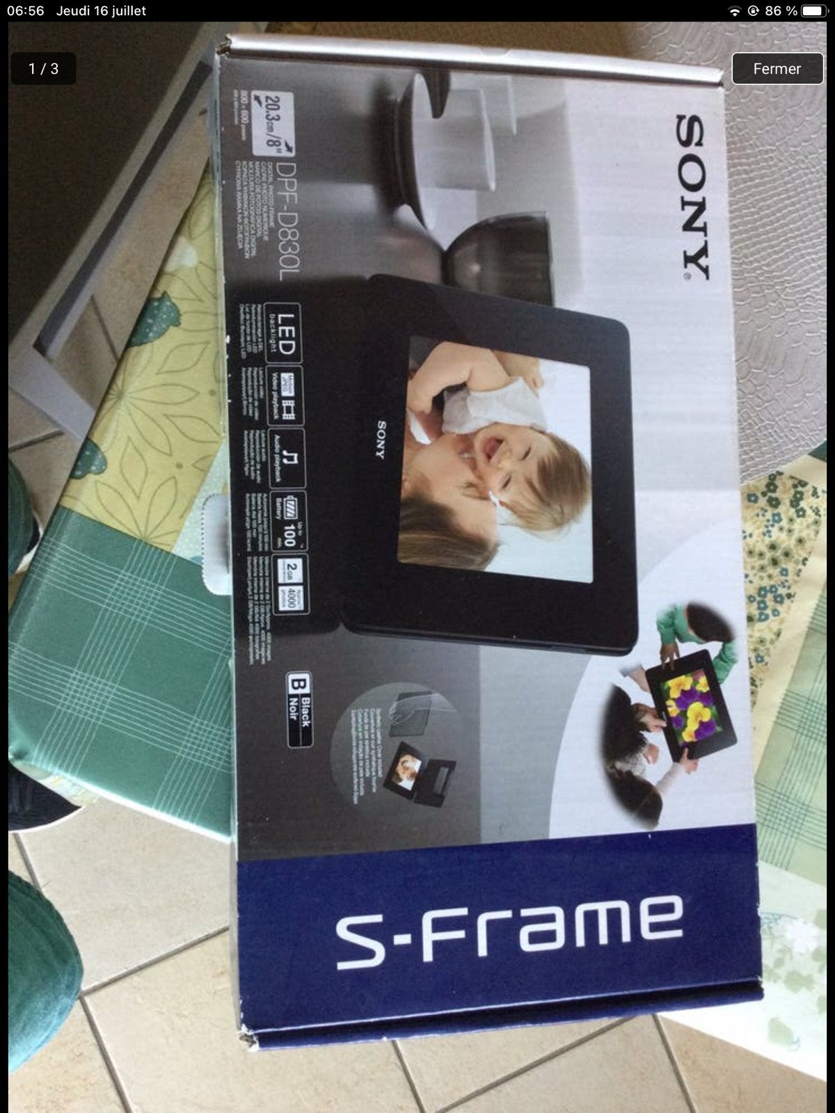 FOTOKADER, Zo goed als nieuw, Sony