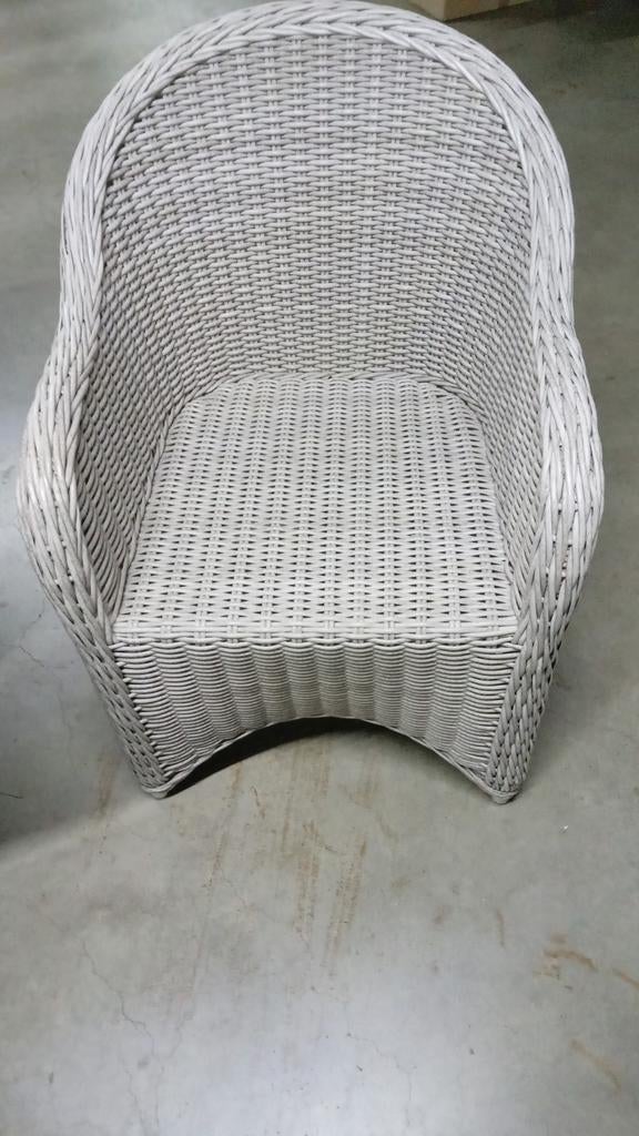 Twee wicker stoelen, Tuin en Terras, Ophalen, Zo goed als nieuw, Wicker