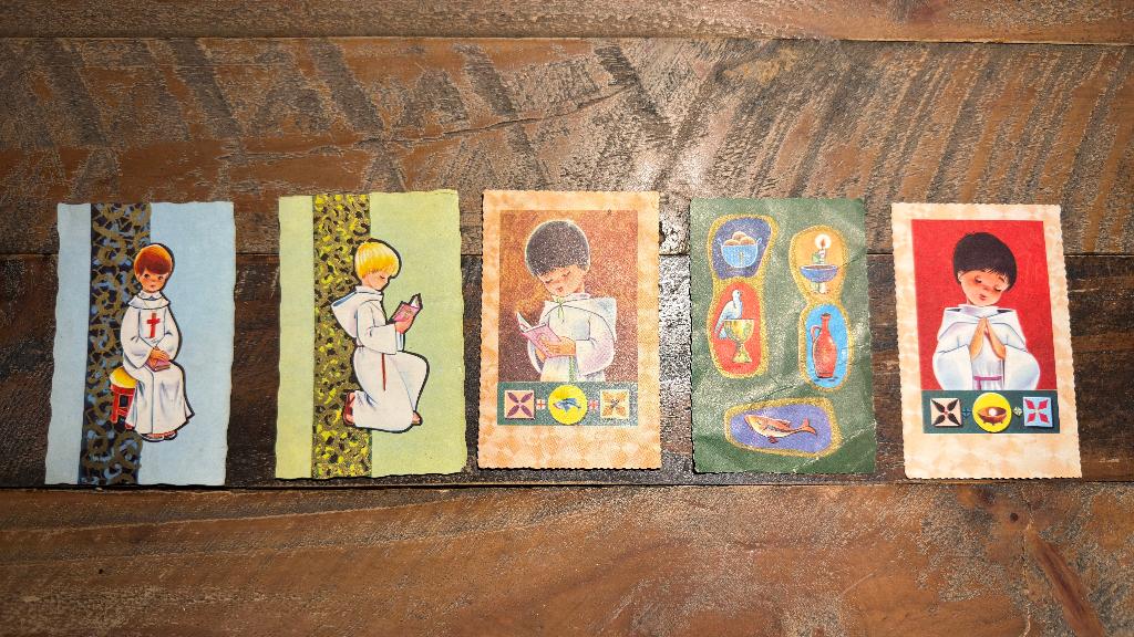 Cartes de communion des années 1970, Collections, Images pieuses & Faire-part, Envoi
