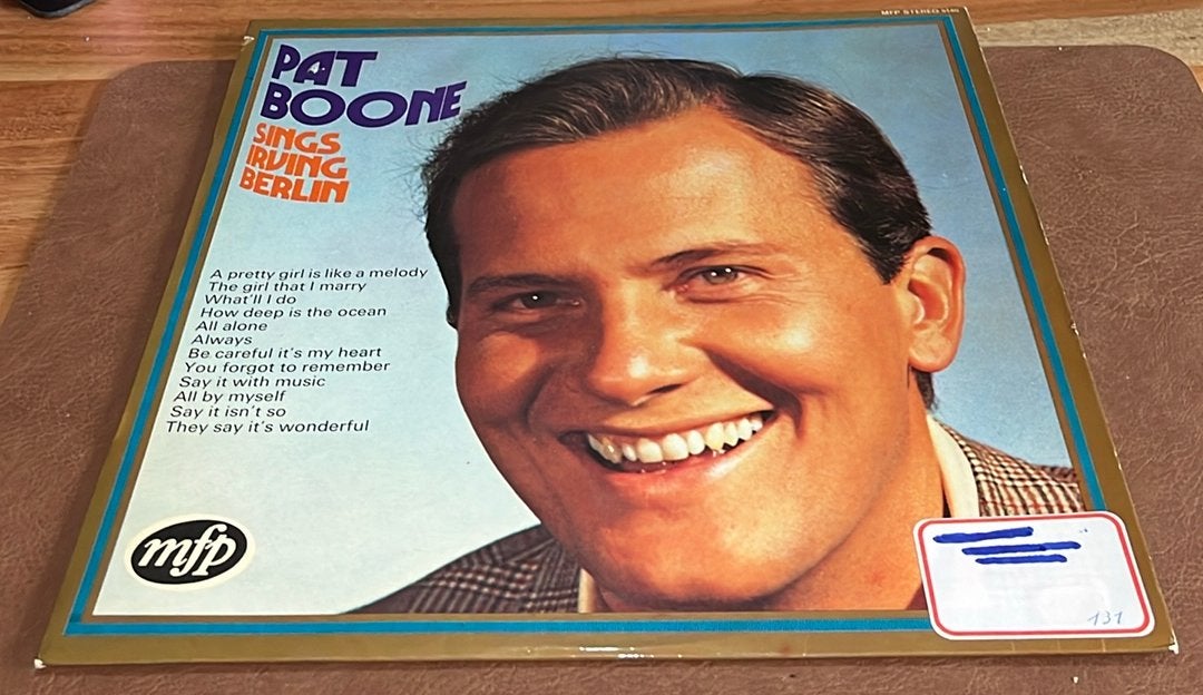 Pat Boone Sings Irving Berlin - Vinyl LP - DE, CD & DVD, Vinyles | Jazz & Blues, Enlèvement ou Envoi, Utilisé