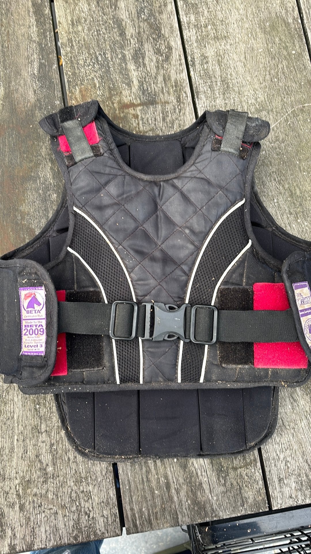 Harnas paardrijen, Bodyprotector, Ophalen, Gebruikt, Harry's Horse