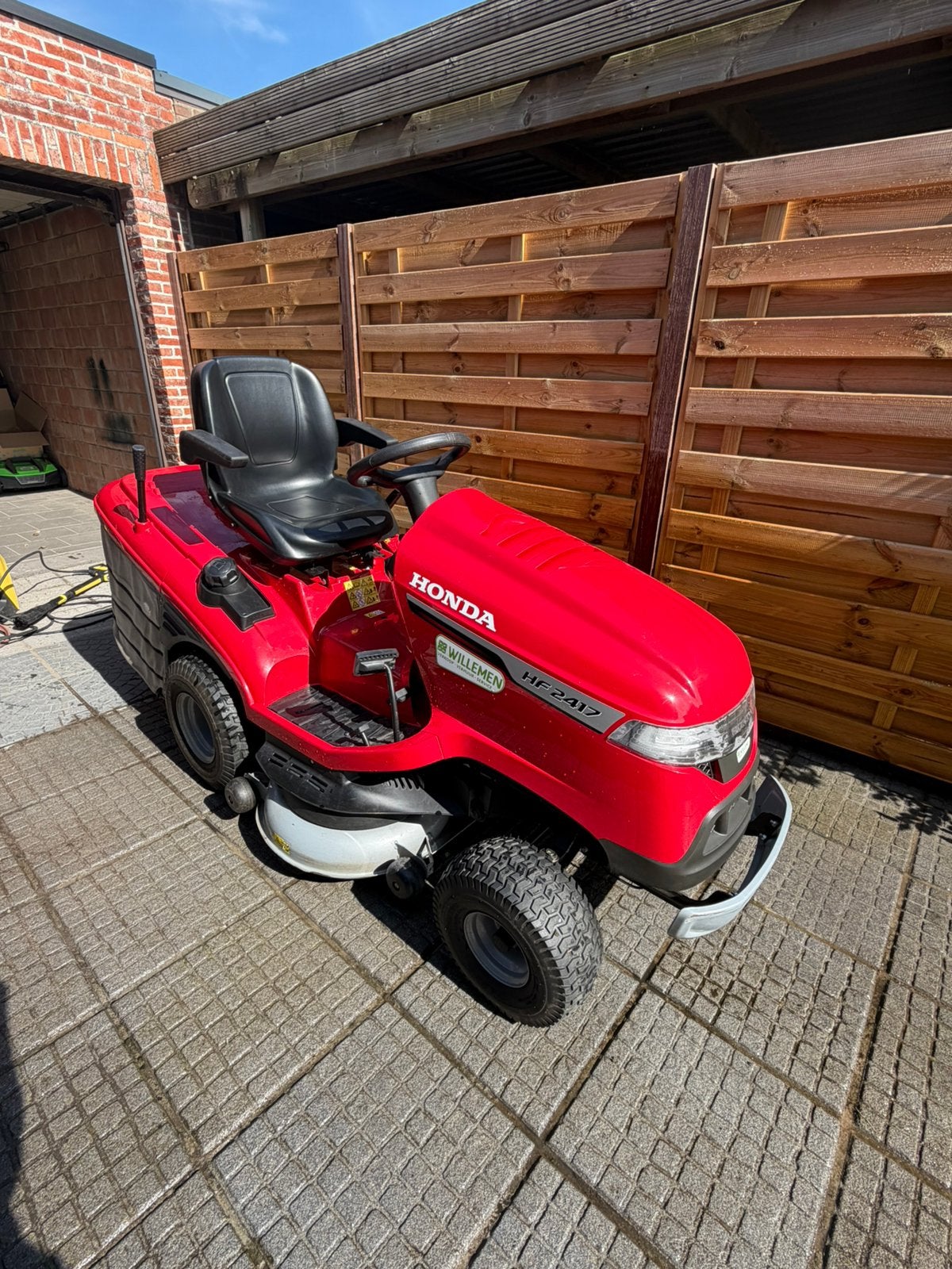 Zitmaaier Honda HF 2417, Ophalen, Gebruikt
