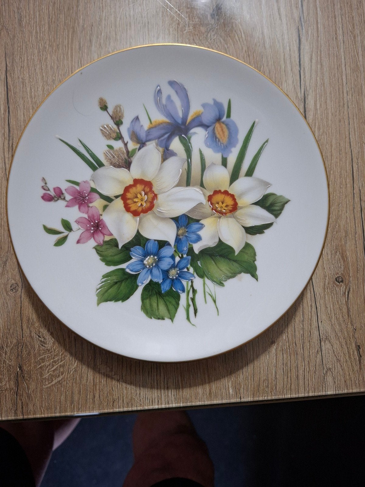 Handbeschilderd Limoges-bord, Antiek en Kunst, Ophalen