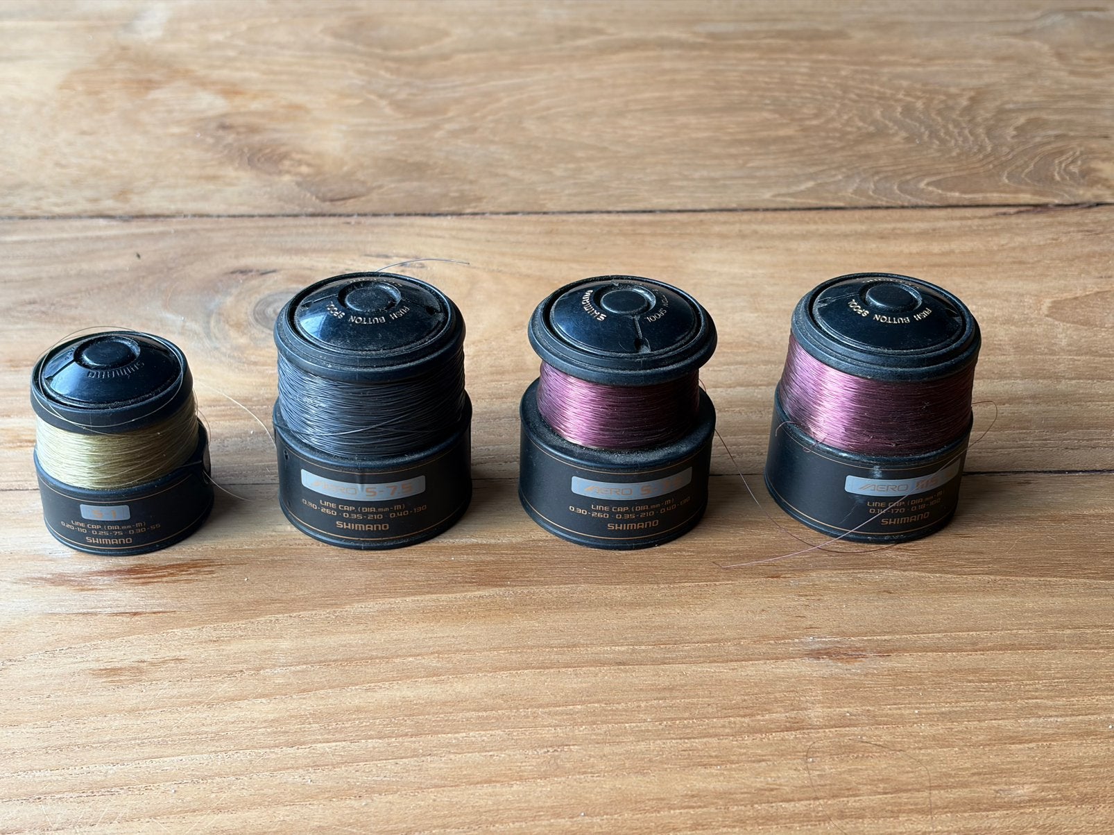 Shimano reserve spoelen. 4 stuks, Ophalen of Verzenden, Zo goed als nieuw