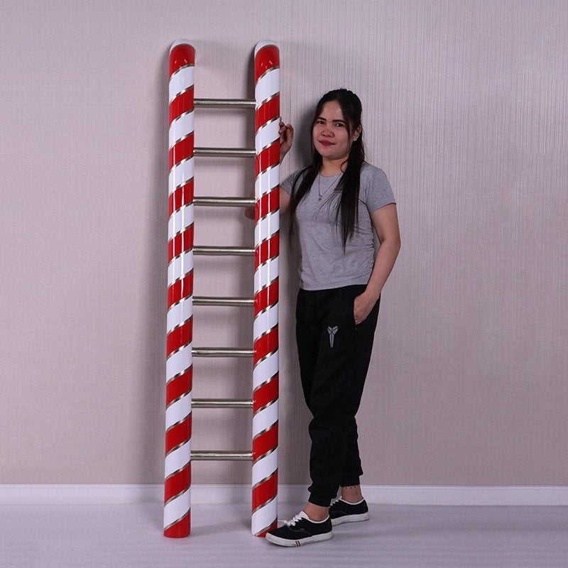 Statue Candy Cane Ladder 6 pieds Hauteur 180 cm