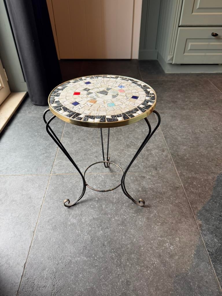 Antieke bijzettafel, Huis en Inrichting, Ophalen, Gebruikt