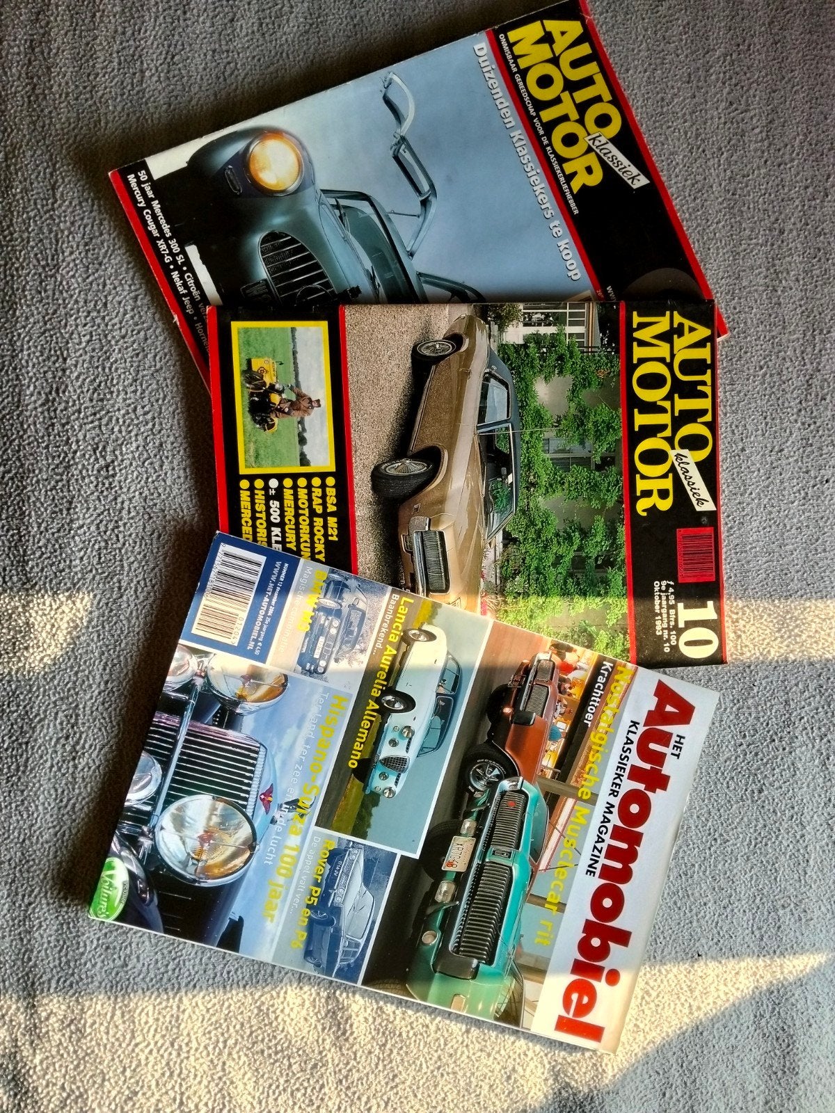3 magazines automobiles AUTOMOTOR & AUTOMOBIEL, Enlèvement