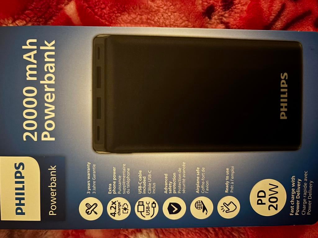 Powerbank 20000 mah, Neuf, Console, Externe, Enlèvement