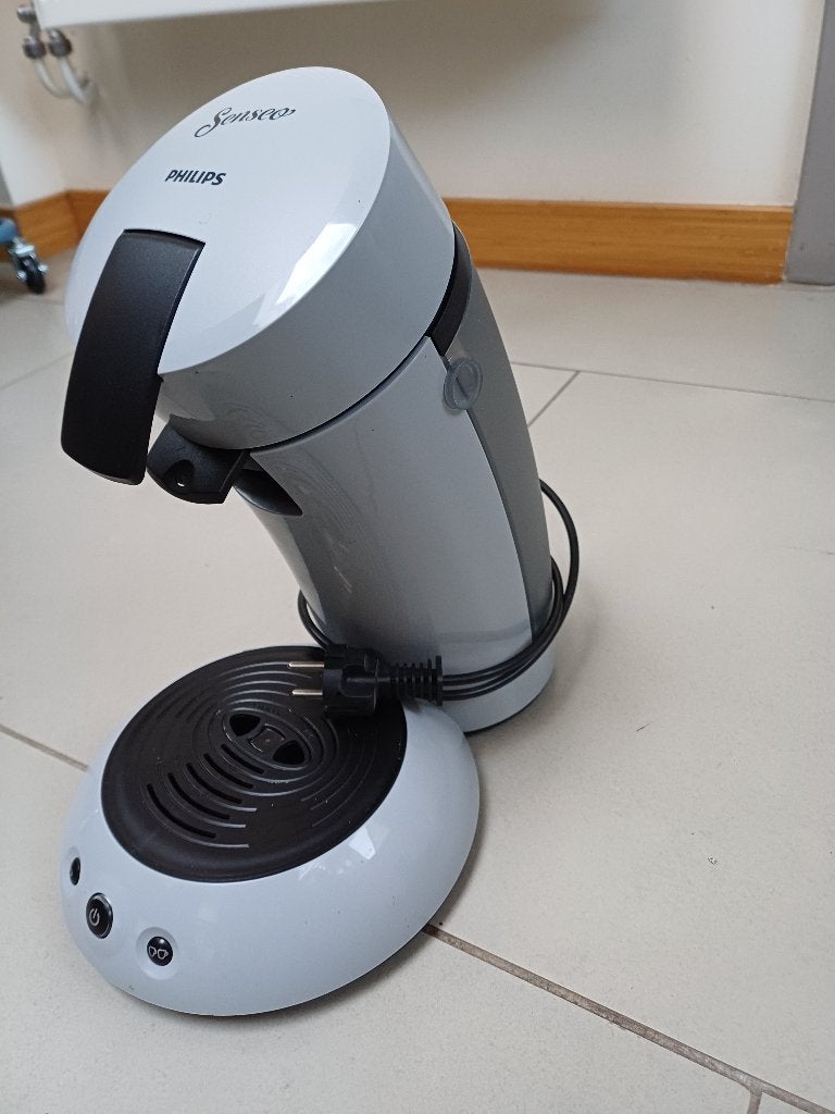 Philips Senseo gris clair, Electroménager, Enlèvement ou Envoi, Neuf, Dosettes et capsules de café, Réservoir d'eau amovible