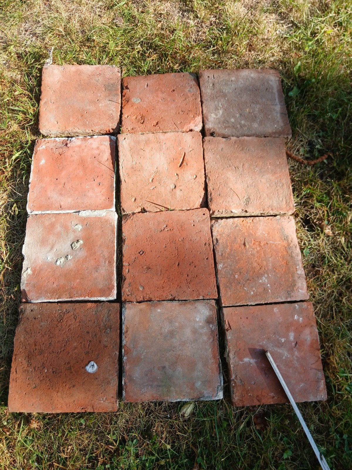 Boomse tegels, terracotta, Enlèvement