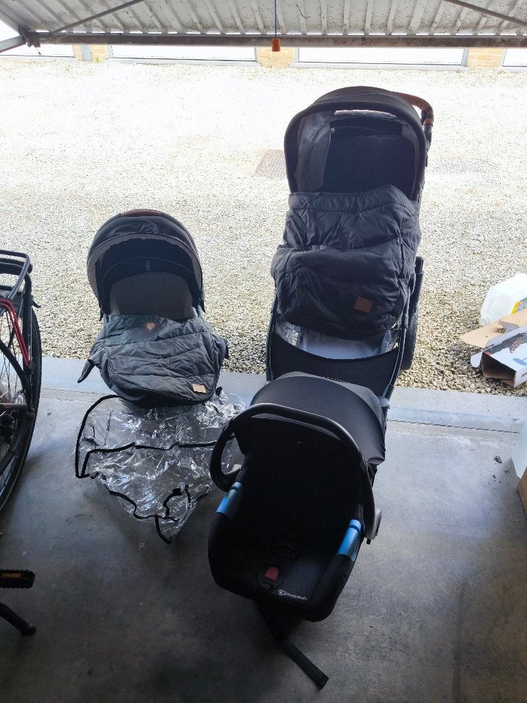 kinderkraft 3 in 1 buggy, Ophalen, Gebruikt, Overige merken, Verstelbare rugleuning