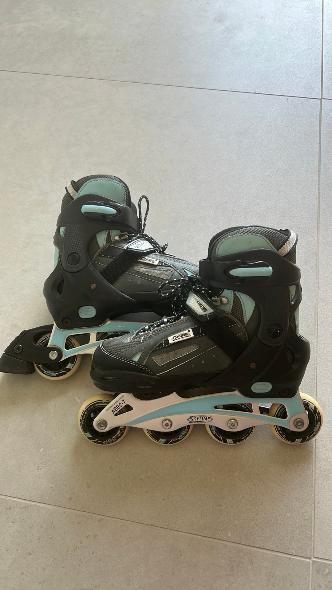 Rolschaatsen Optimum, Sport en Fitness, Skeelers, Ophalen, Zo goed als nieuw