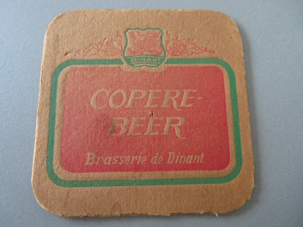bierviltje Copere - Beer brasserie Dinant, Enlèvement ou Envoi, Comme neuf, Sous-bock, Autres marques