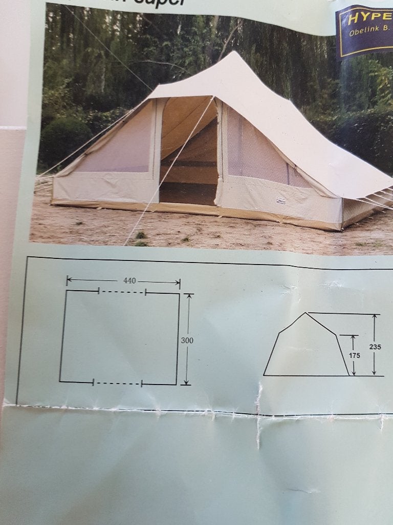 Tent Tripstein Super, Ophalen, Gebruikt, Tot en met 6