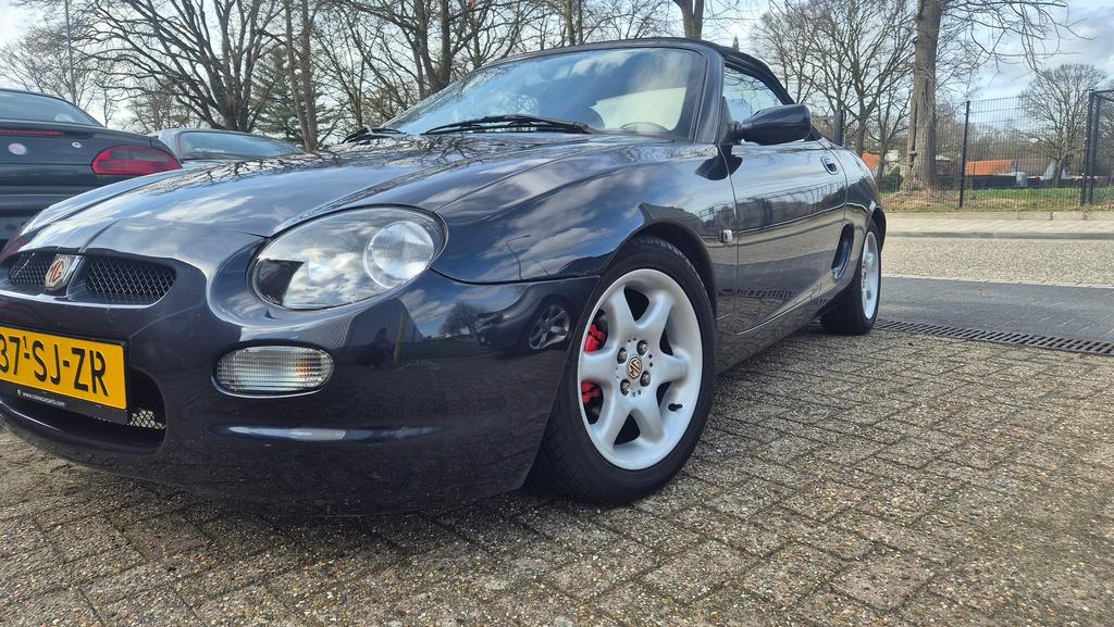 MG MGF, Auto's, MG, Cabriolet, Zwart, Bedrijf, Handgeschakeld
