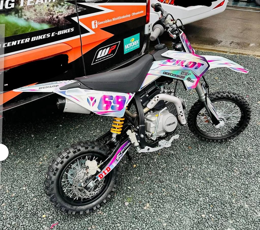 Pitbike 125cc Semi-Automaat, Fietsen en Brommers, Ophalen, Zo goed als nieuw, Pitbike