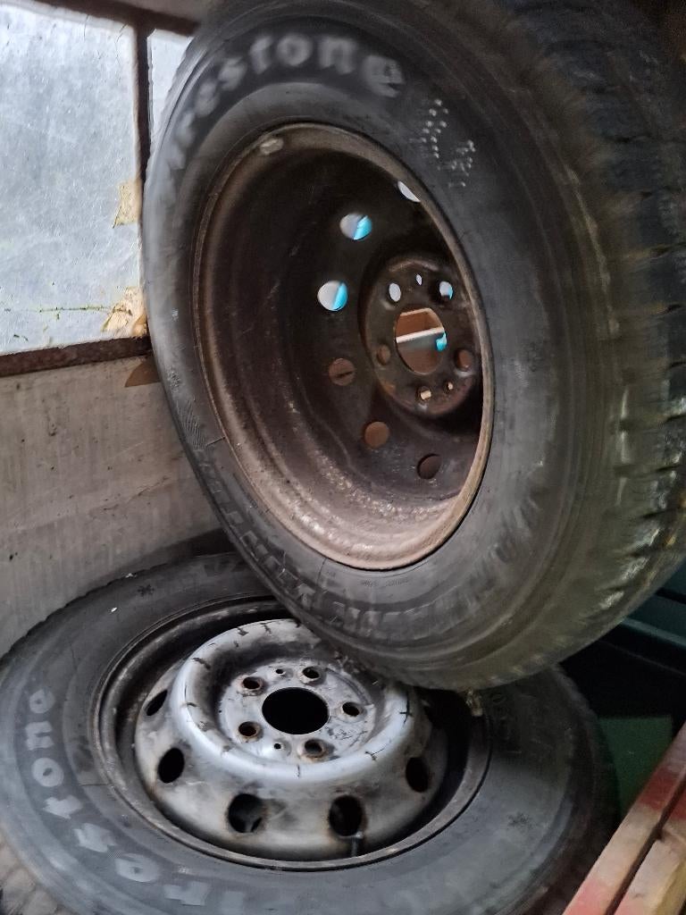 Winterbanden Fiat Ducato (4st), Auto-onderdelen, Banden en Velgen, Gebruikt, Banden en Velgen, Winterbanden, Ophalen