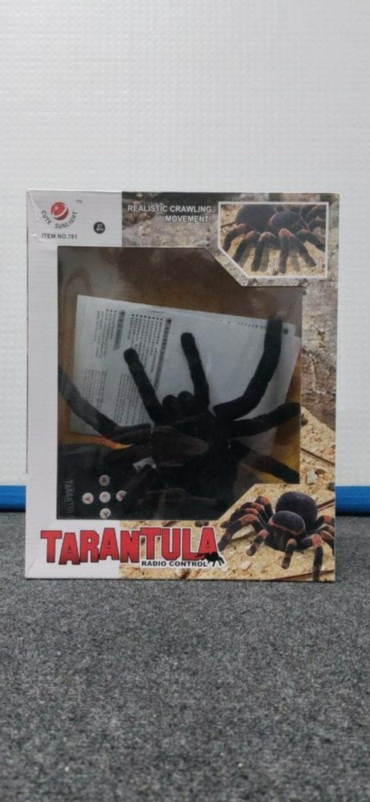RC Tarantula – Realistische op afstand bestuurbare spin, Audio, Tv en Foto, Afstandsbedieningen, Ophalen of Verzenden, Zo goed als nieuw