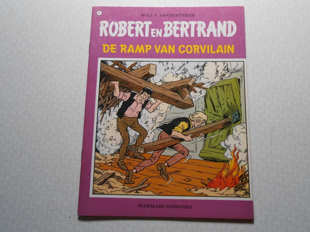 Robert en Bertrand 21 De ramp van Corvilain 1977 ste druk., Livres, BD, Neuf, Une BD, Enlèvement ou Envoi