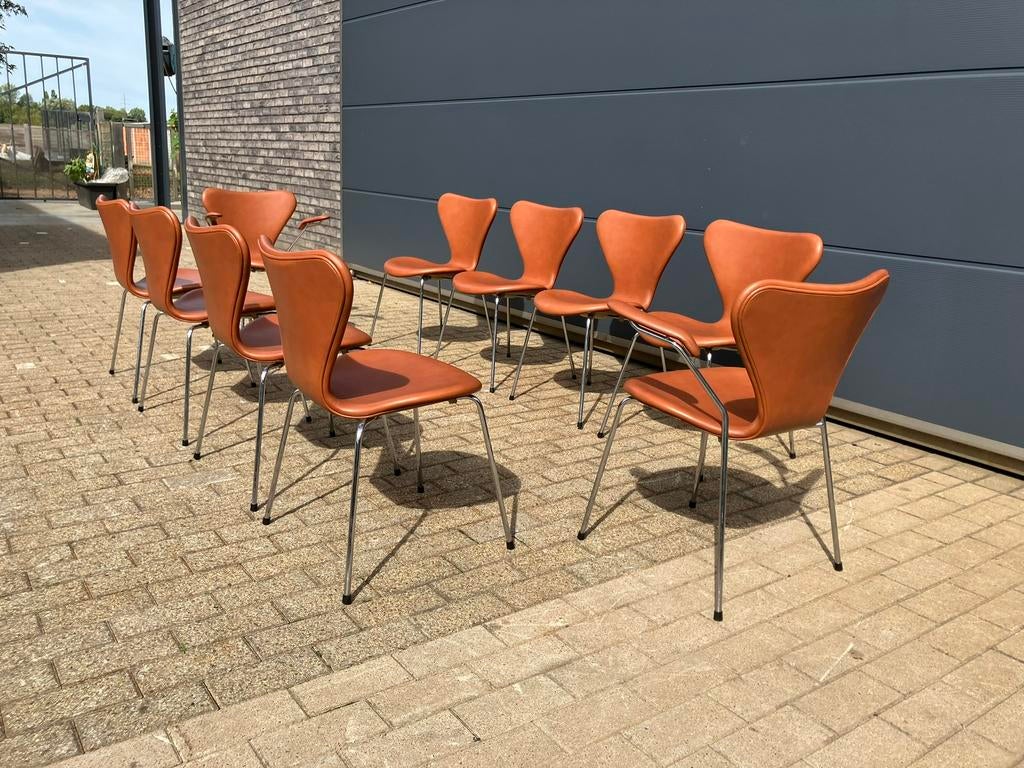 Fritz Hansen Series 7 Vlinderstoelen A. Jacobsen NIEUWSTAAT!, Ophalen of Verzenden, Knoll vitra togo møller sede artifort cassina b&b italia edra