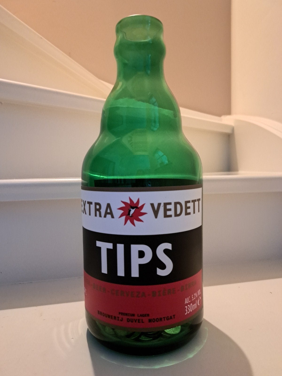 Vedett tipfles, Enlèvement