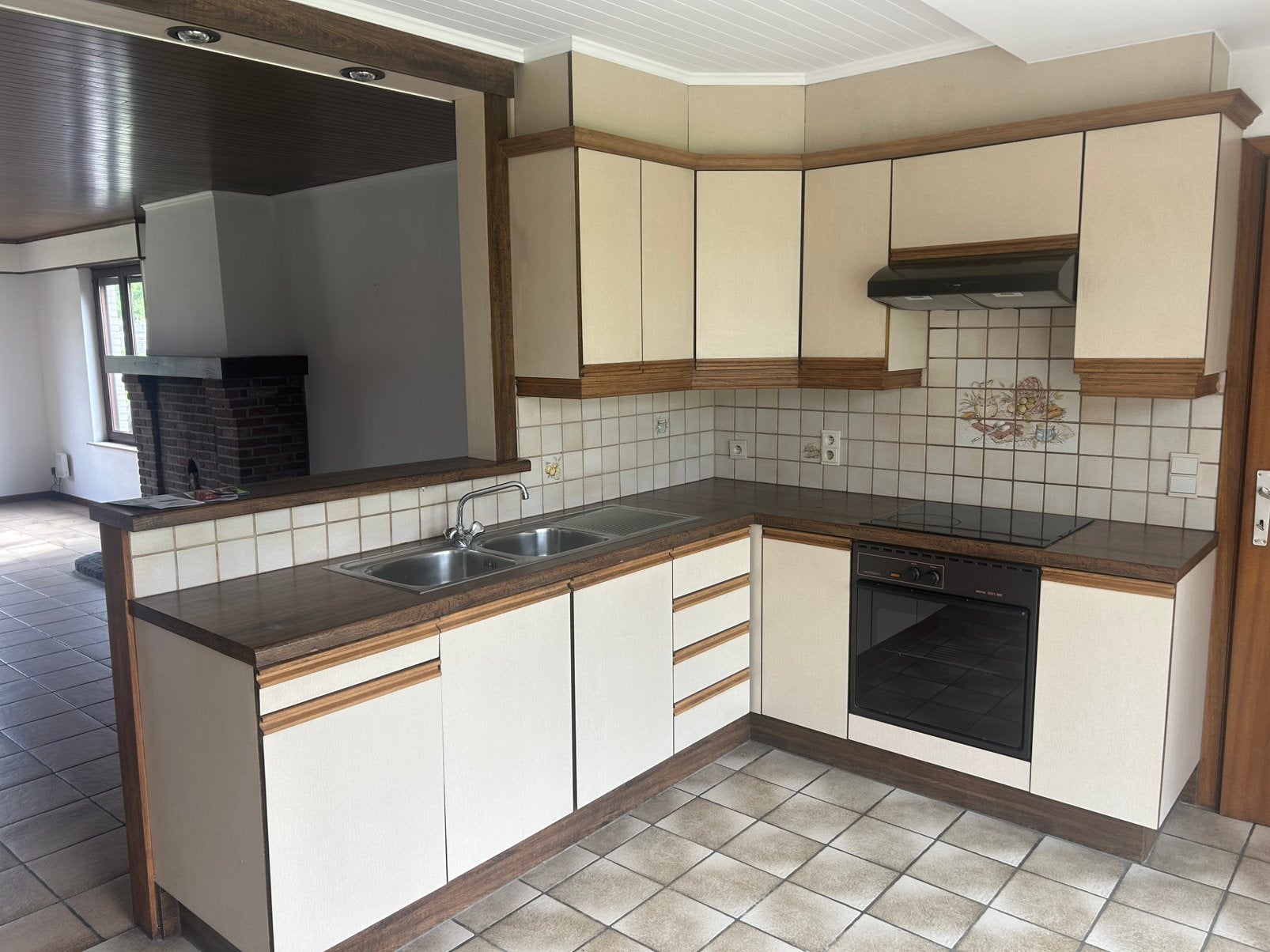 CUISINE COMPLÈTE - entièrement fonctionnelle, Maison & Meubles, Bois, Comme neuf, Enlèvement, Blanc