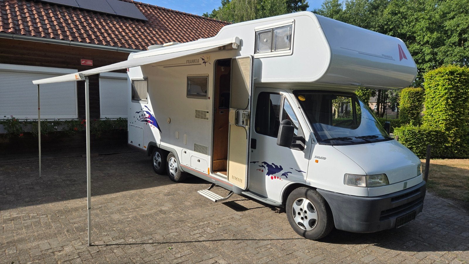 Frankia A680 1998 120.000km 2.5tdi, Caravanes & Camping, Camping-cars, Siège de train, Autres marques, 6 à 7 mètres, Toilette à cassette