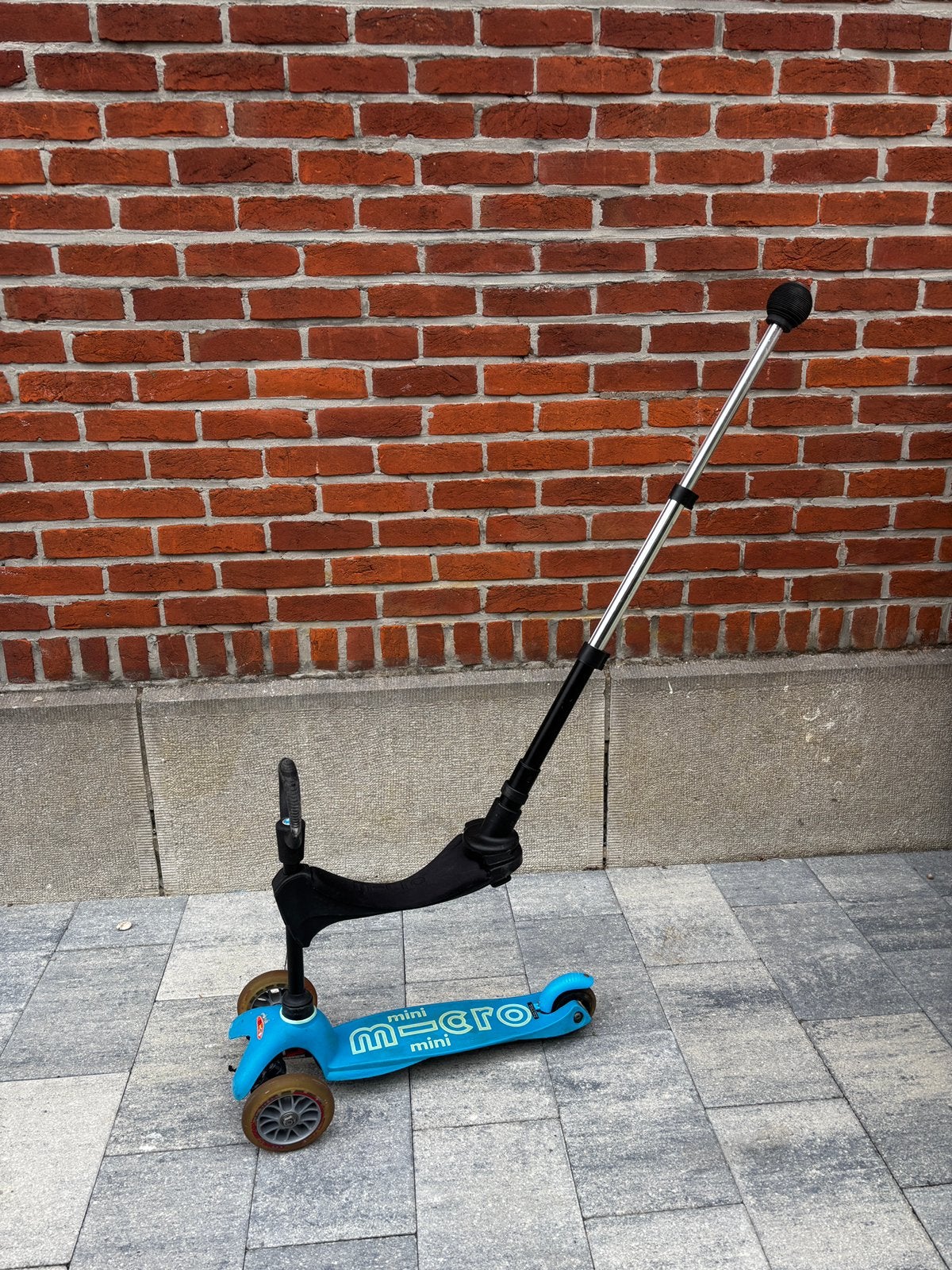 Micro Mini Scooter 3in1 set + pushbar, Fietsen en Brommers, Ophalen, Zo goed als nieuw, Gewone step