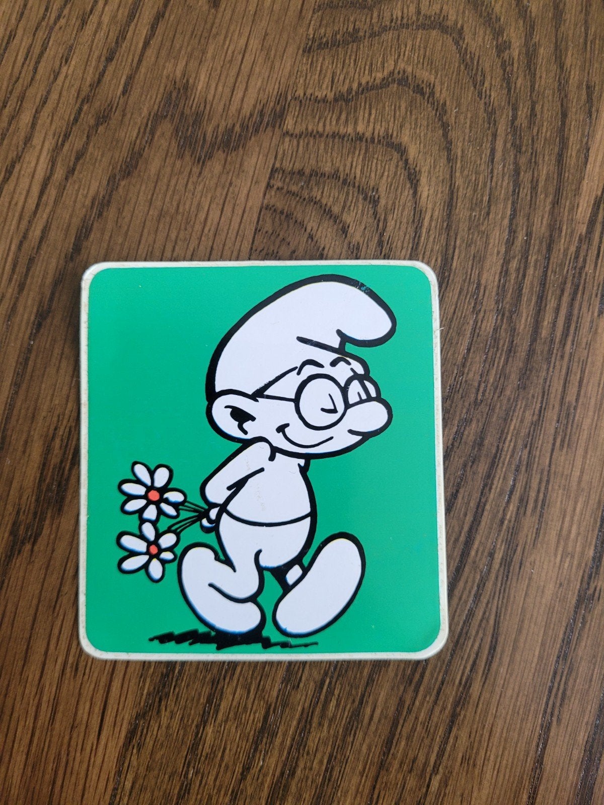 oude sticker de smurfen, Ophalen of Verzenden