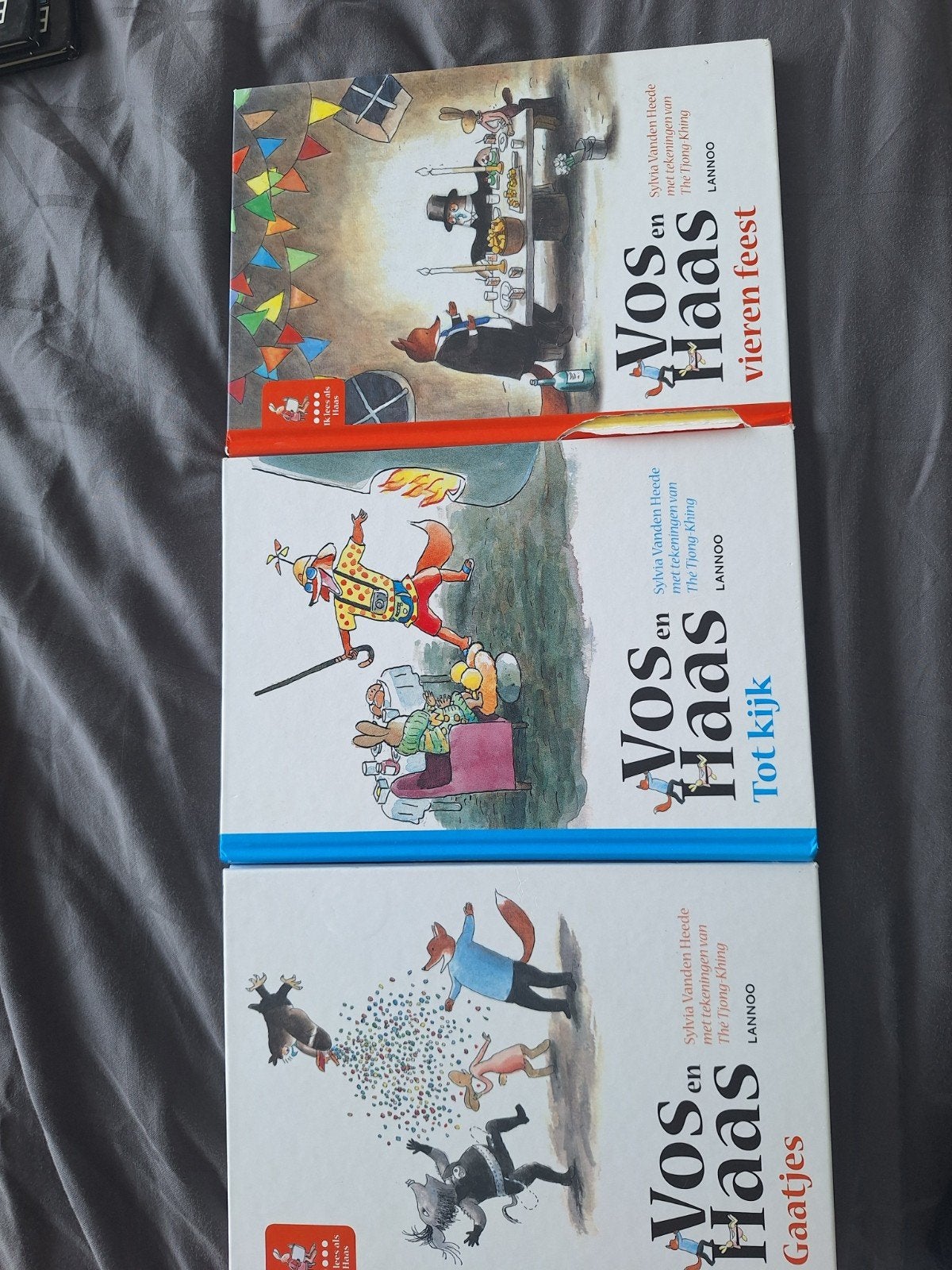 3 boeken vos en haas kinderen kinderen 1-3 leerjaar, Ophalen of Verzenden, Gelezen, Sylvia Vanden Heede; Thé Tjong-Khing, Fictie algemeen