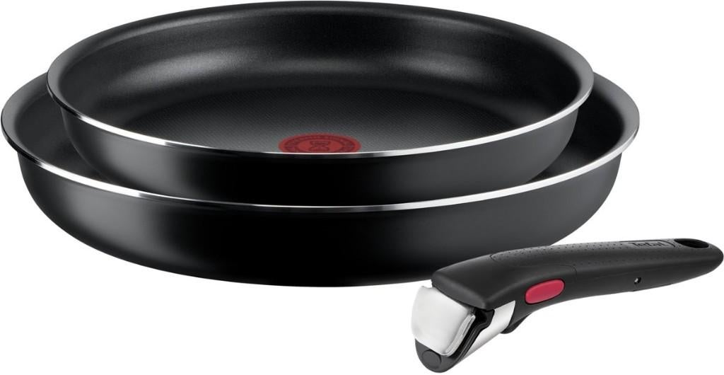 Nieuw | Tefal Pannenset 22-26cm + Handvat Ingenio Unlimited, Huis en Inrichting, Ophalen of Verzenden, Nieuw, Aluminium, Pannenset