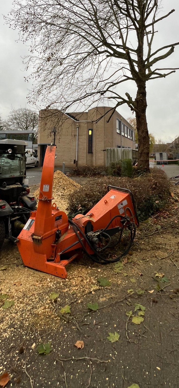 Houthakselaar bx52 r, Enlèvement