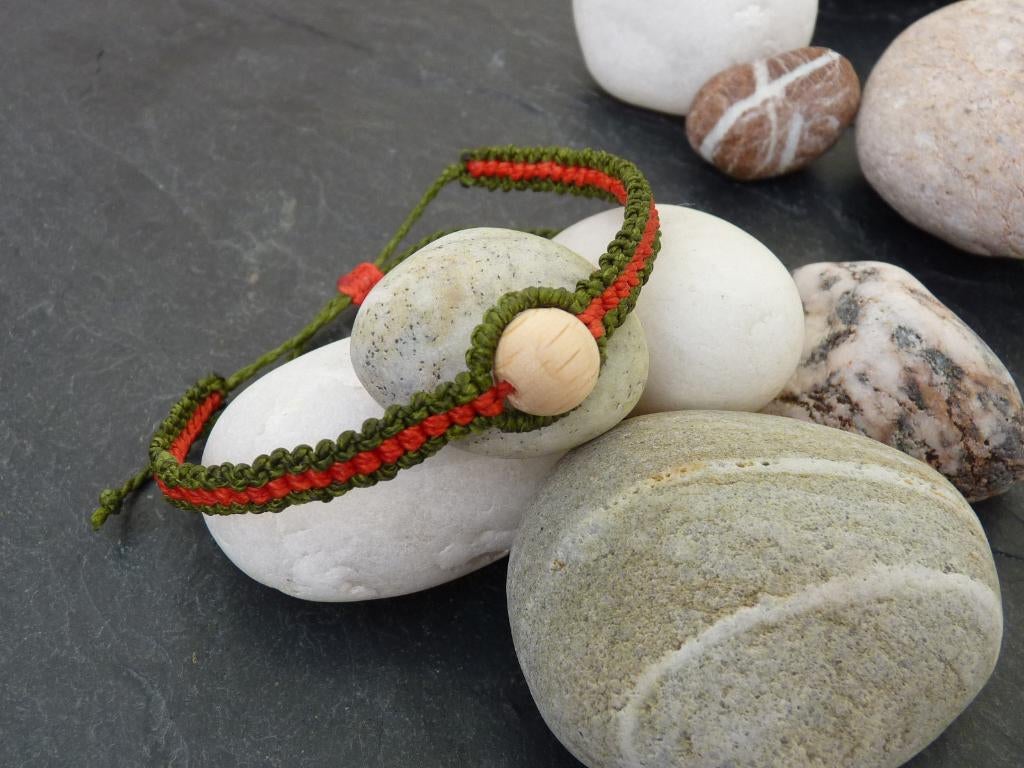 Macramé armband, Ophalen of Verzenden, Nieuw, Overige kleuren, Overige materialen
