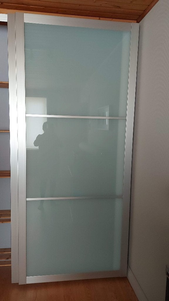 2 portes coulissantes pour armoire Pax Ikea avec rail, Maison & Meubles, Armoires | Penderies & Garde-robes, Neuf, 200 cm ou plus