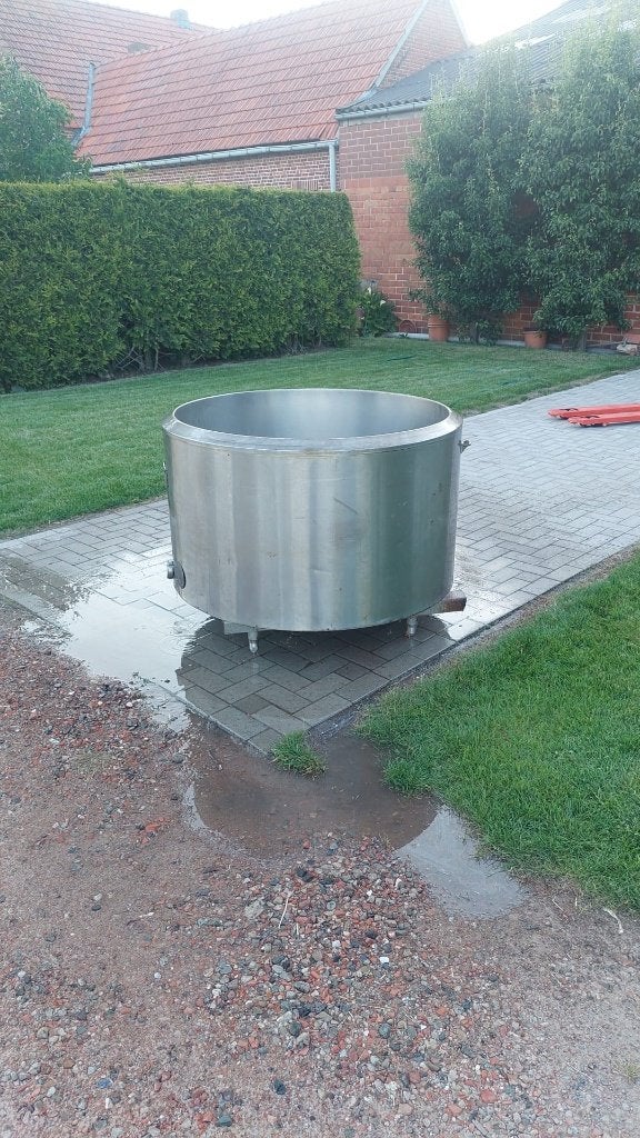 inox tank, Ophalen, Gebruikt