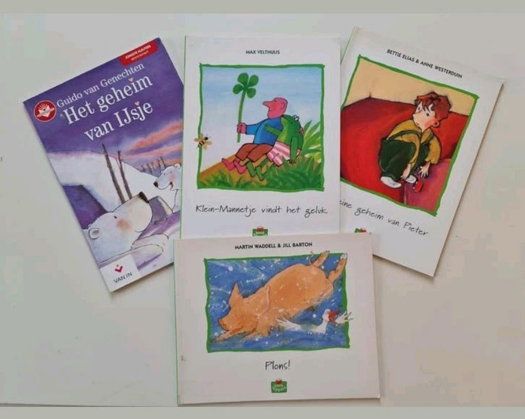 4 Boektoppers : kinderboeken met zachte kaft, Boeken, Ophalen of Verzenden