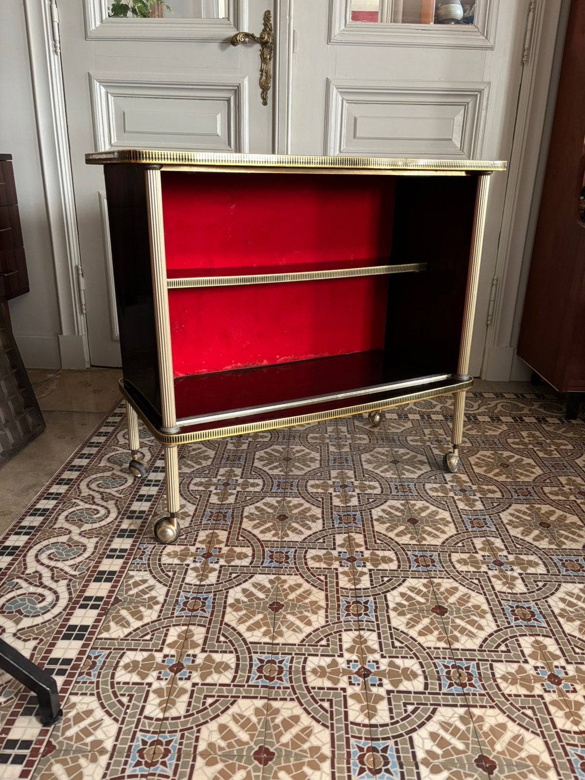 Vintage kastje, Huis en Inrichting, Ophalen, Zo goed als nieuw