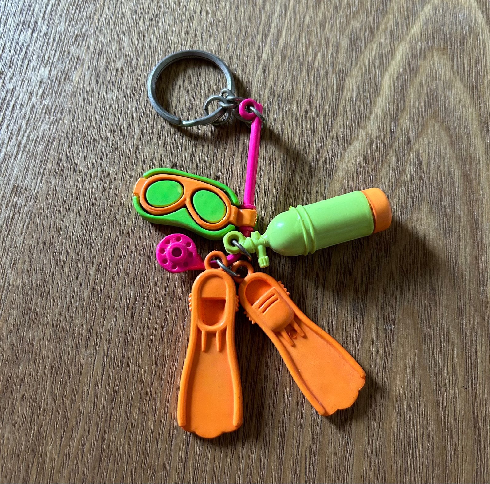 Sleutelhanger duikuitrusting, Ophalen of Verzenden, Zo goed als nieuw, Sport