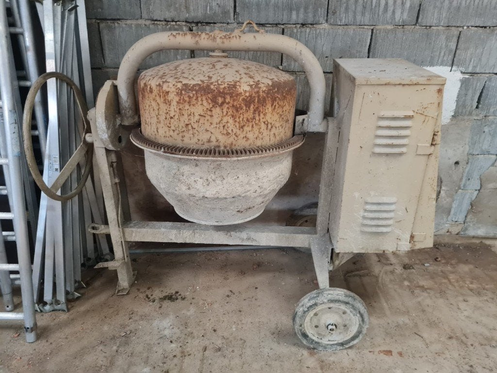 Betonmolen, Ophalen, Gebruikt