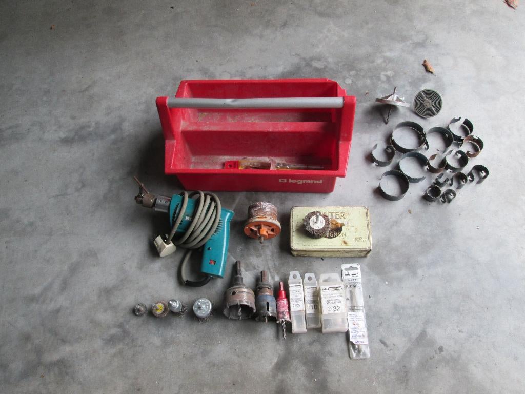 Metabo 062/2 boormachine tot 8 mm + borenset, Ophalen of Verzenden, Gebruikt, Minder dan 400 watt, Boormachine
