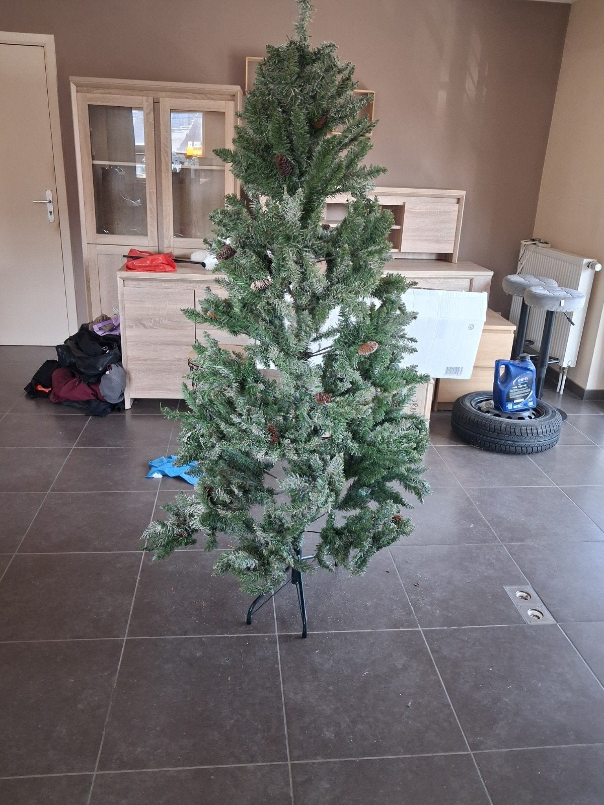 Sapin de Noël, Ophalen