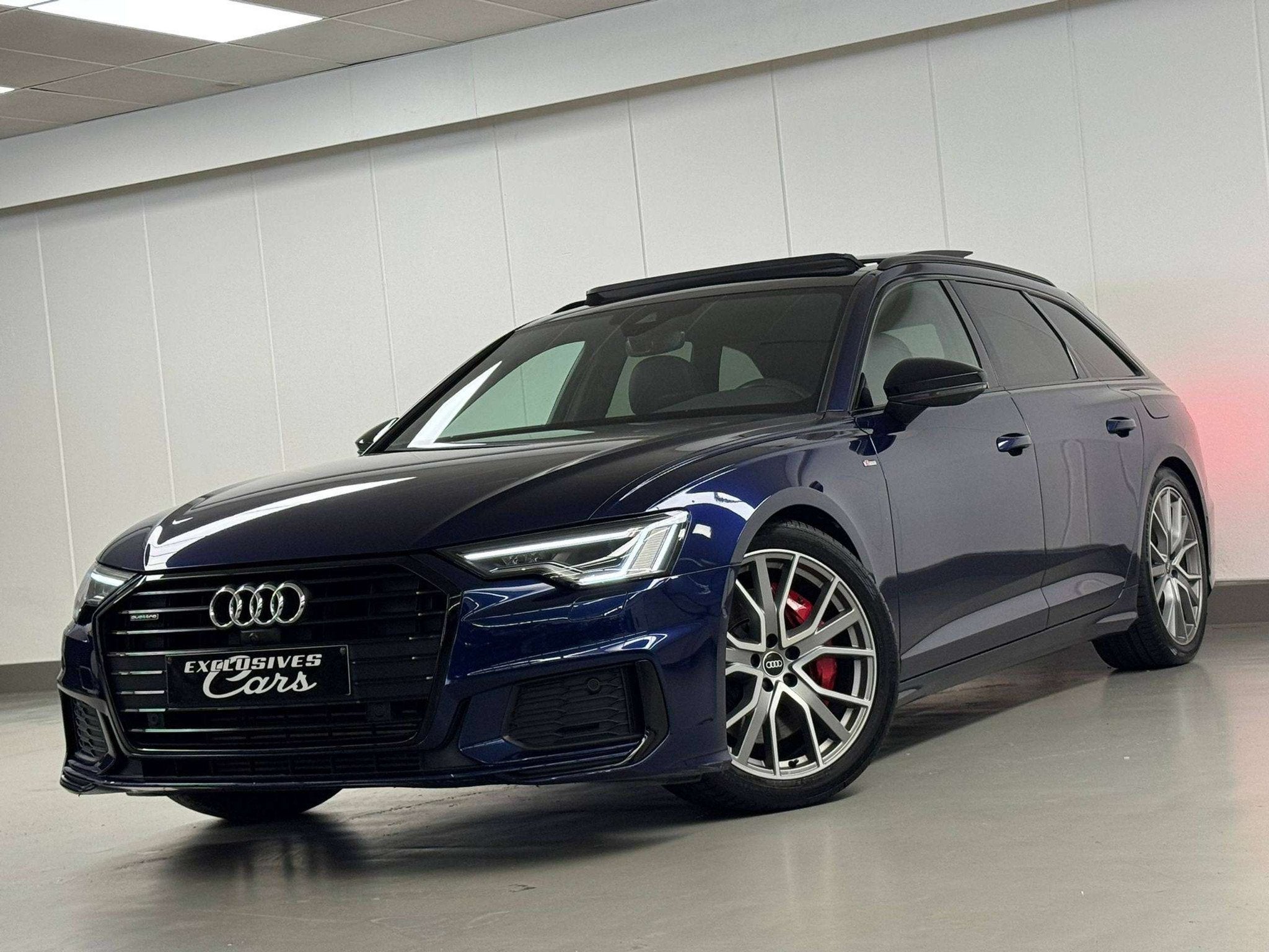 Audi A6 AVANT PHEV 55 TFSI QUATTRO S LINE S TRONIC PANO CAME, Auto's, Automaat, Gebruikt, 4 cilinders, Blauw