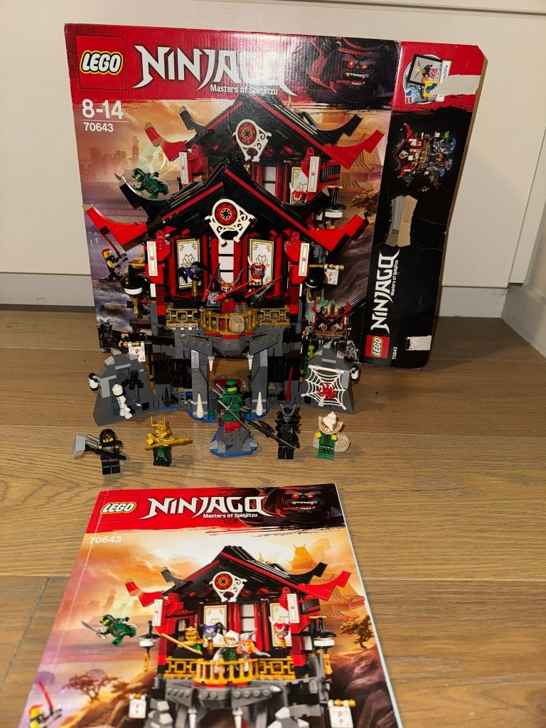 Lego Ninjago 70643 Temple of Resurrection, Gebruikt, Inclusief instructies, Lego, Ophalen of Verzenden