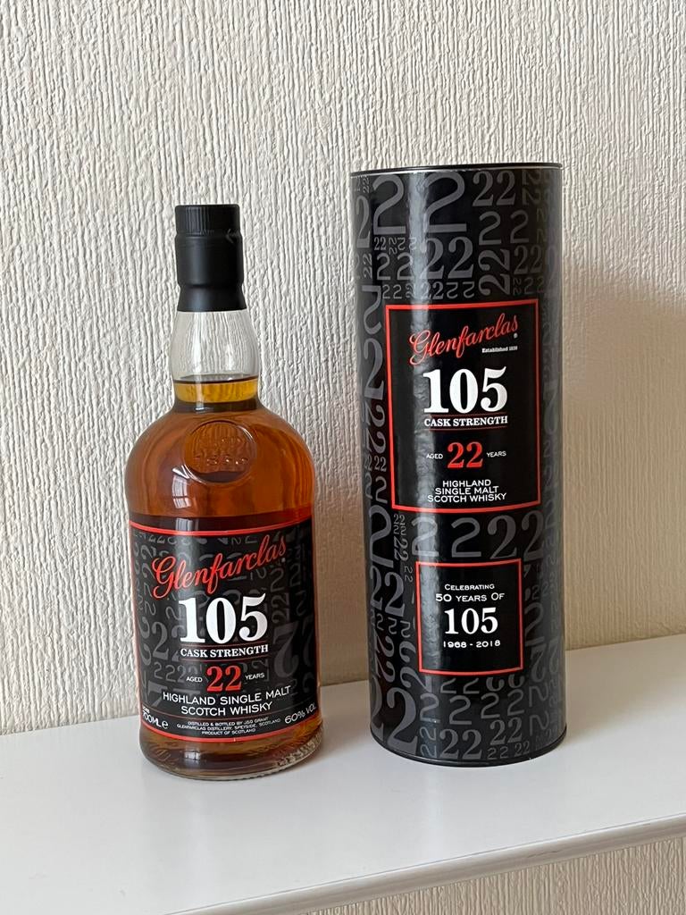 Whisky Glenfarclas 105 22year cask strength, Verzamelen, Wijnen, Ophalen of Verzenden, Nieuw