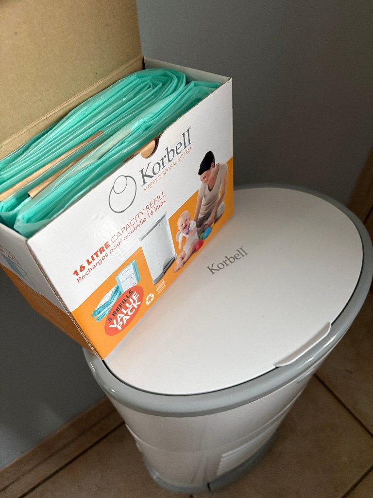 poubelles anti odeur pour langes + recharges, Enlèvement, Comme neuf, Poubelle à couches